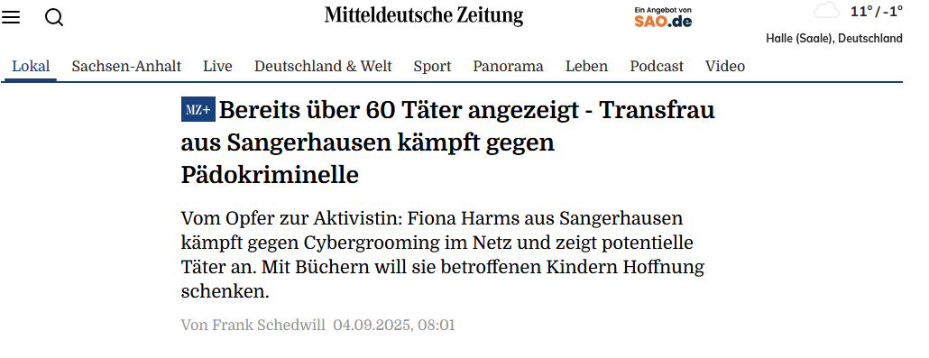 Mitteldeutsche Zeitung Artikel